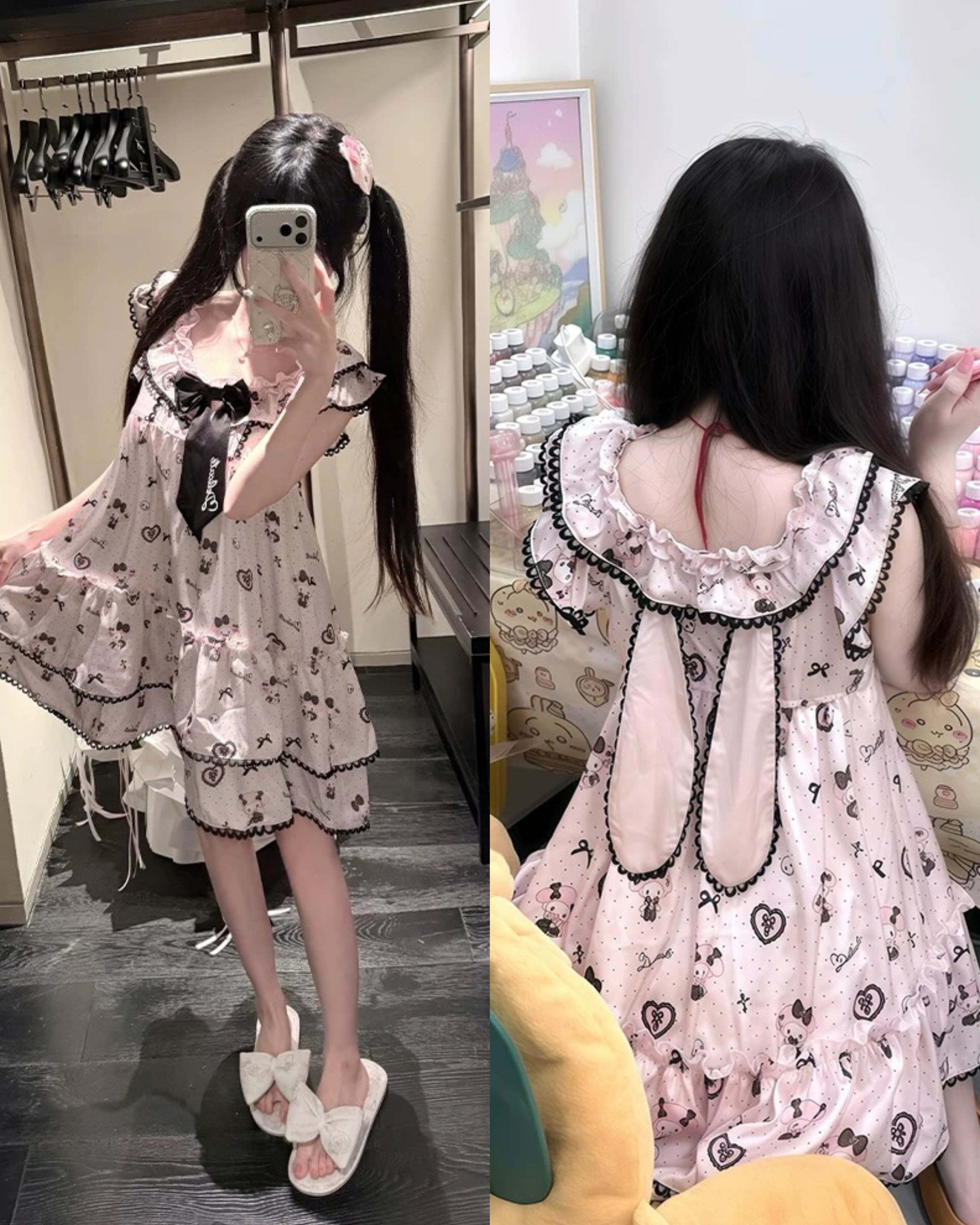 うさ耳地雷Lolitaルームウェア