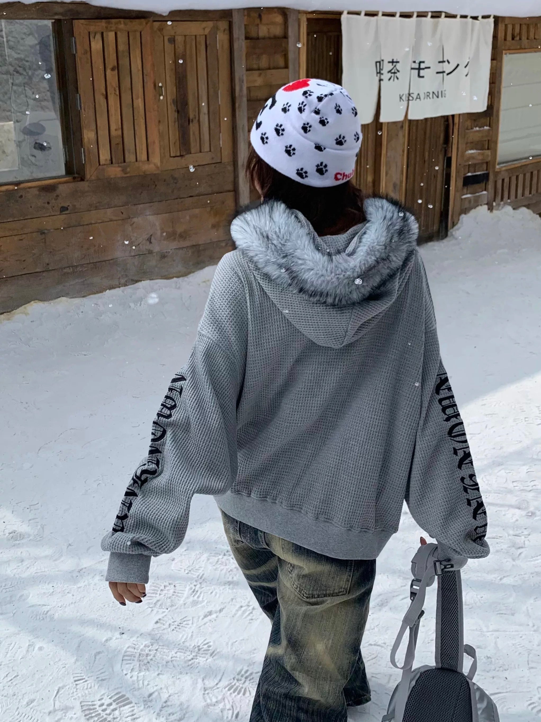 Y2Kwaffle hoodie