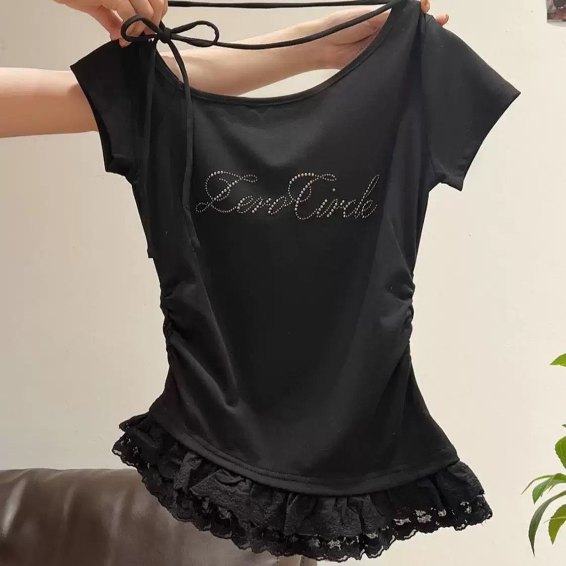 フリルTシャツ 3色