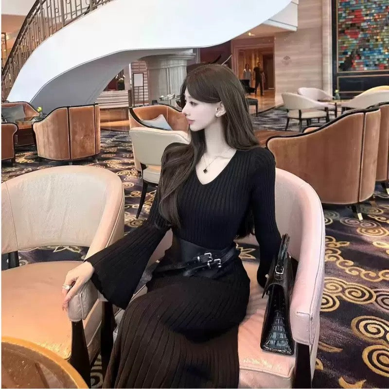ニットロングop3色