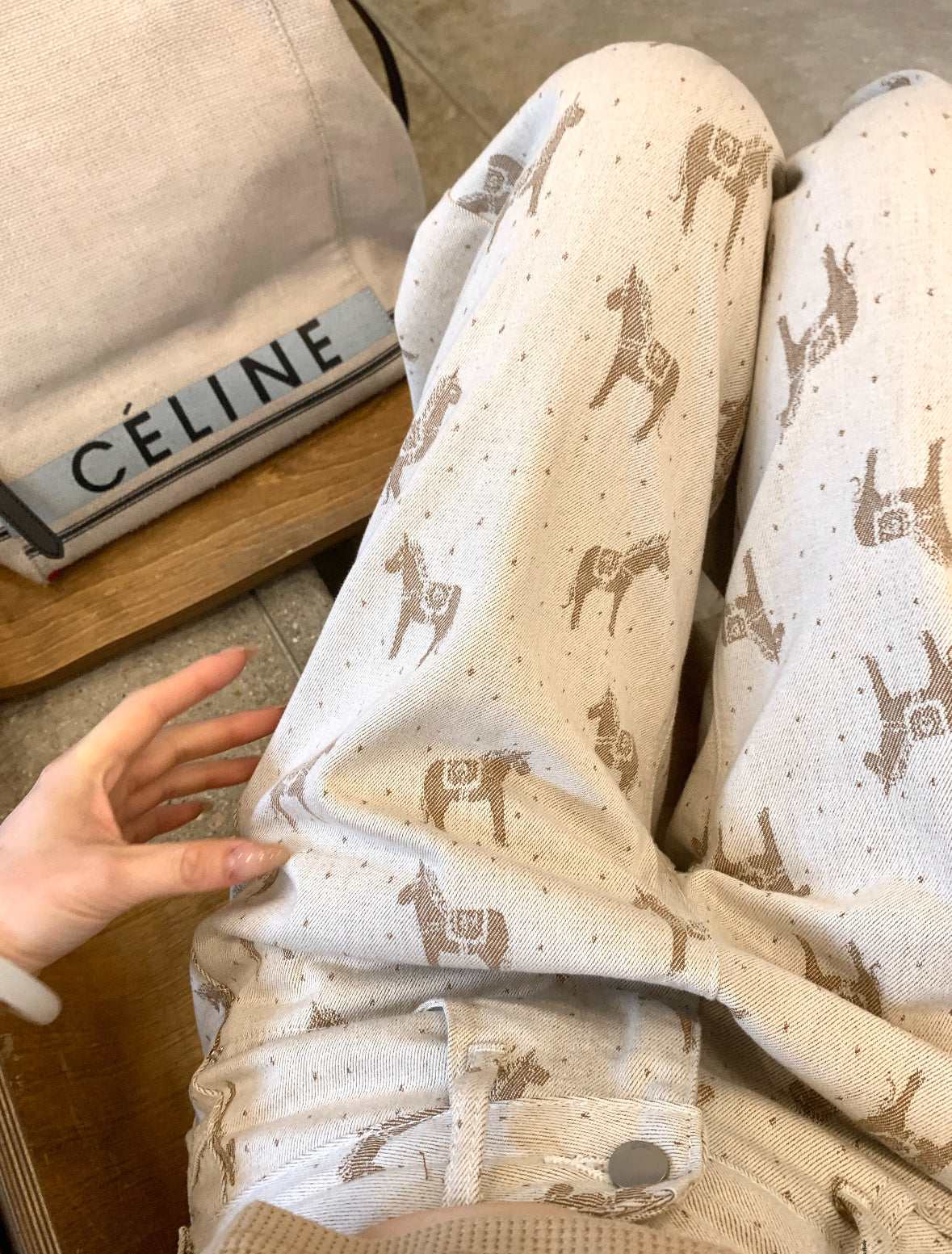 horsedesignパンツ 2色