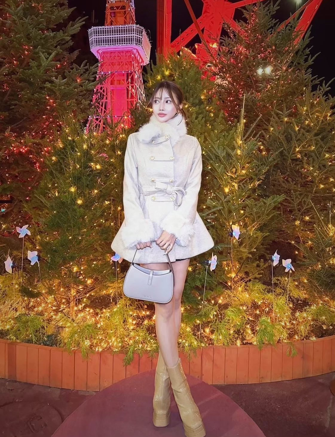 ミニワンピ風coat 2色