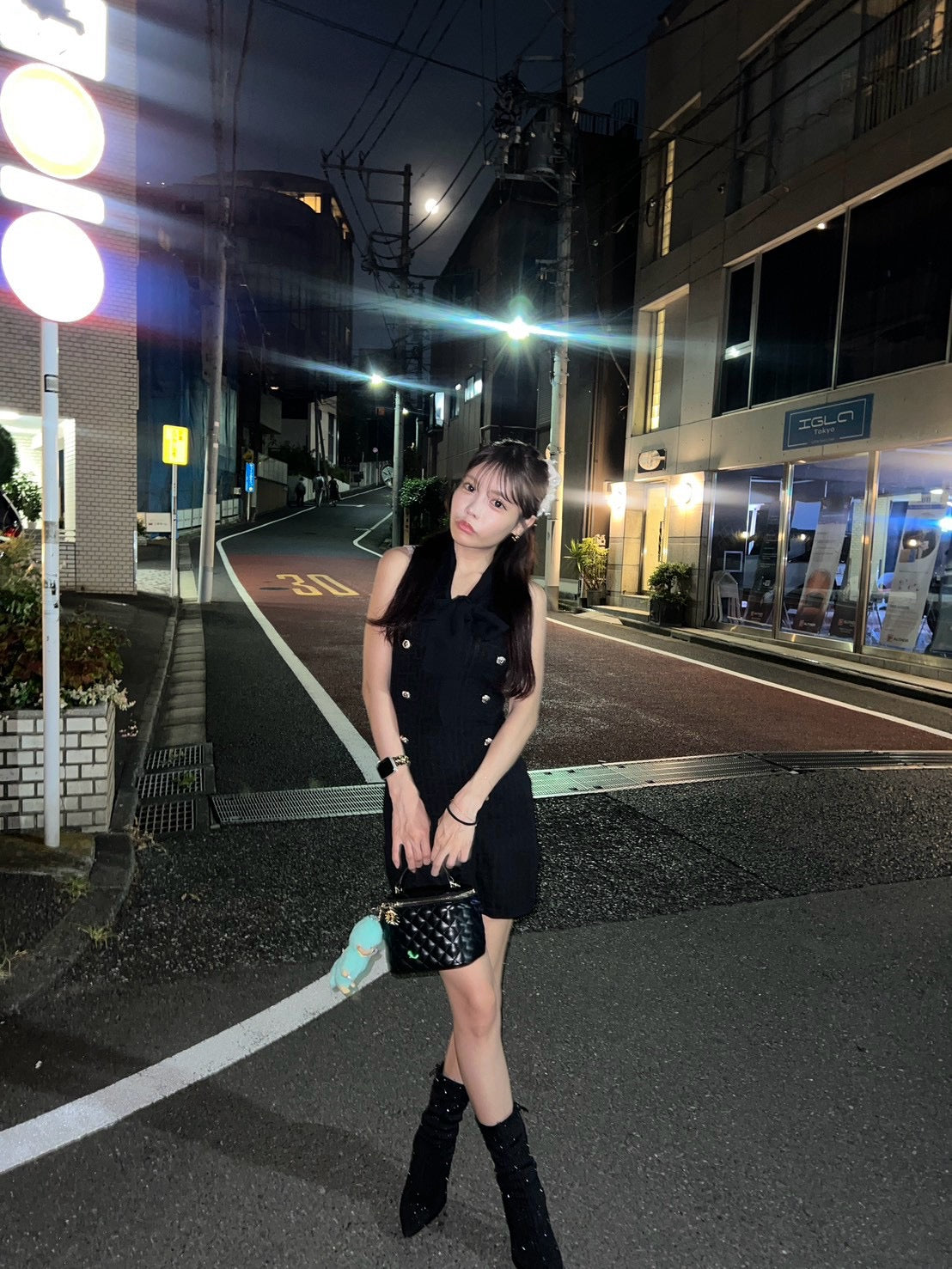 リボンニットワンピース3色