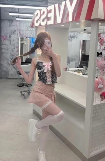 ♡pink reopard セットアップ