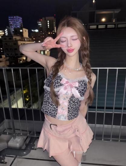 ♡pink reopard セットアップ