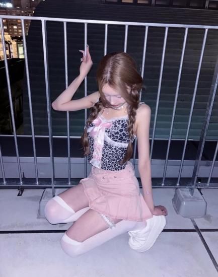 ♡pink reopard セットアップ