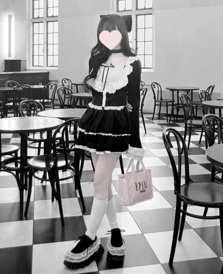 あざとフリルスカート