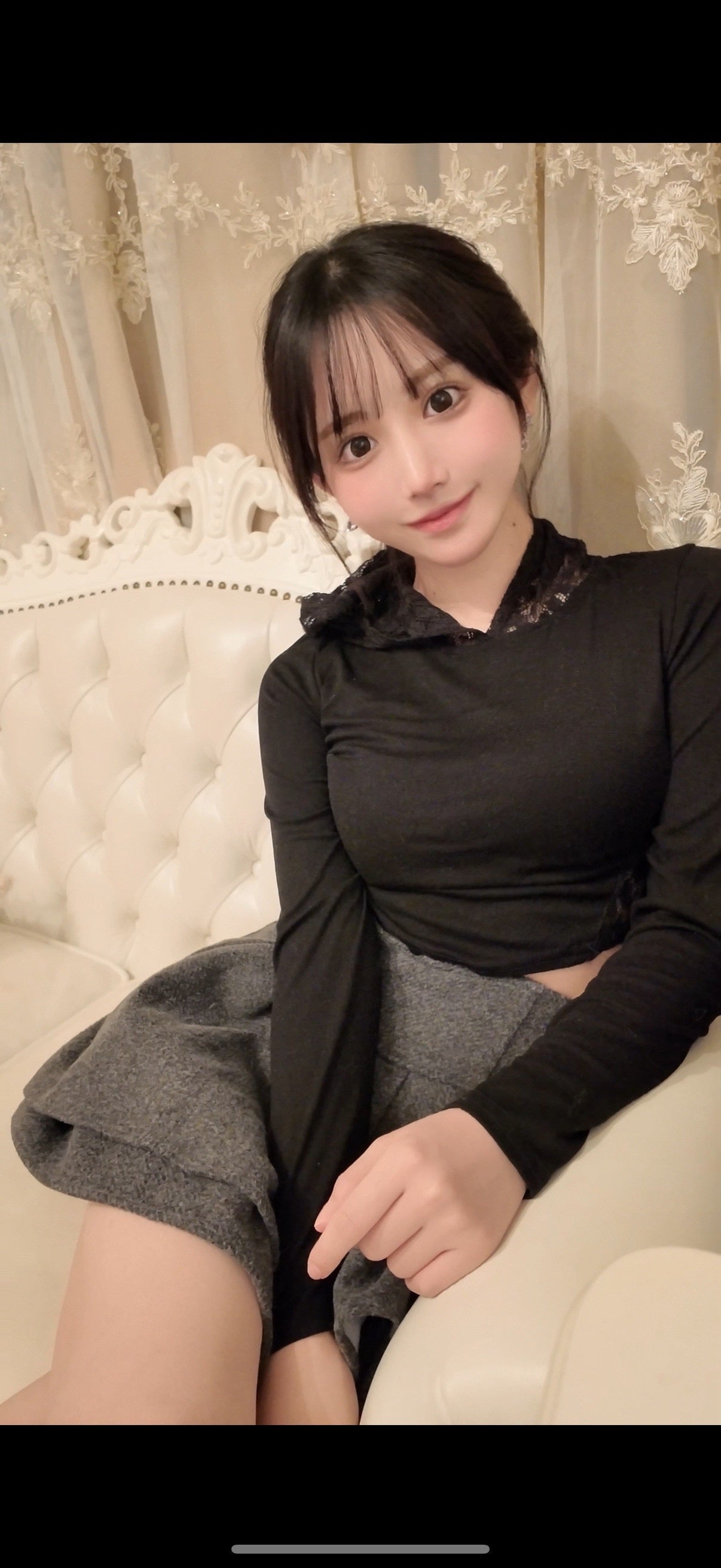 back lace hoodie