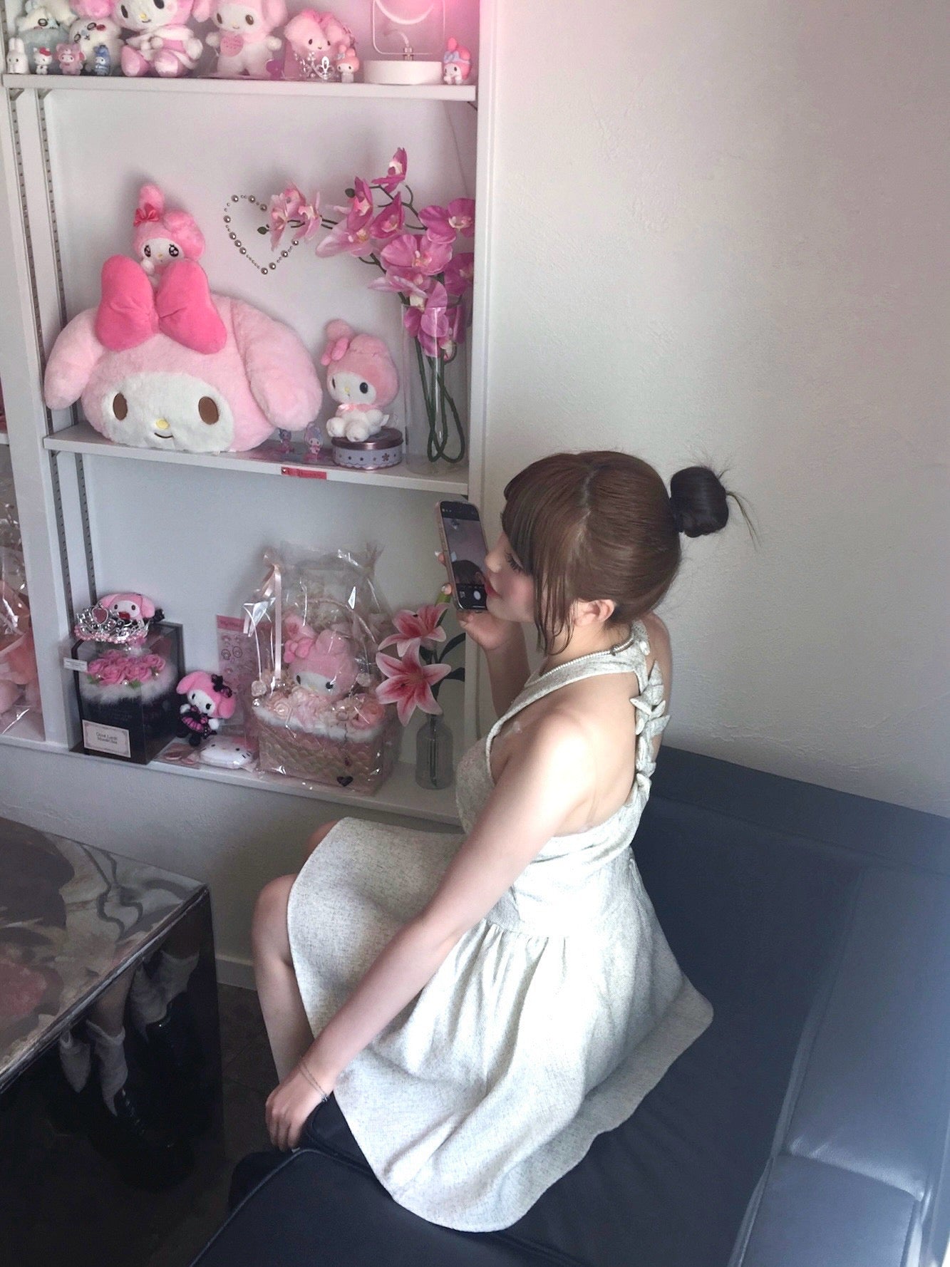 バックリボンワンピース