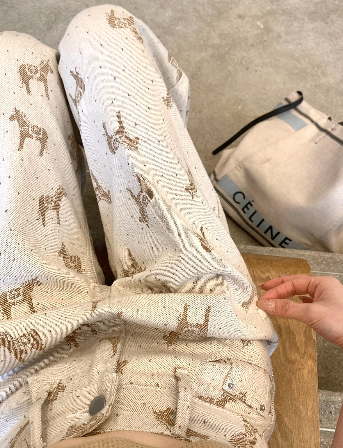 horsedesignパンツ 2色