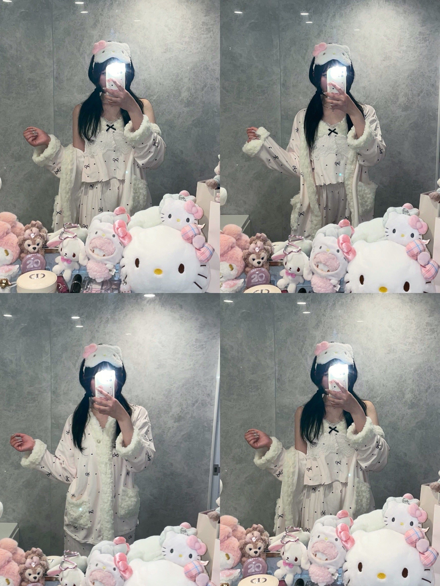 girlyリボン3点セットルームウェア