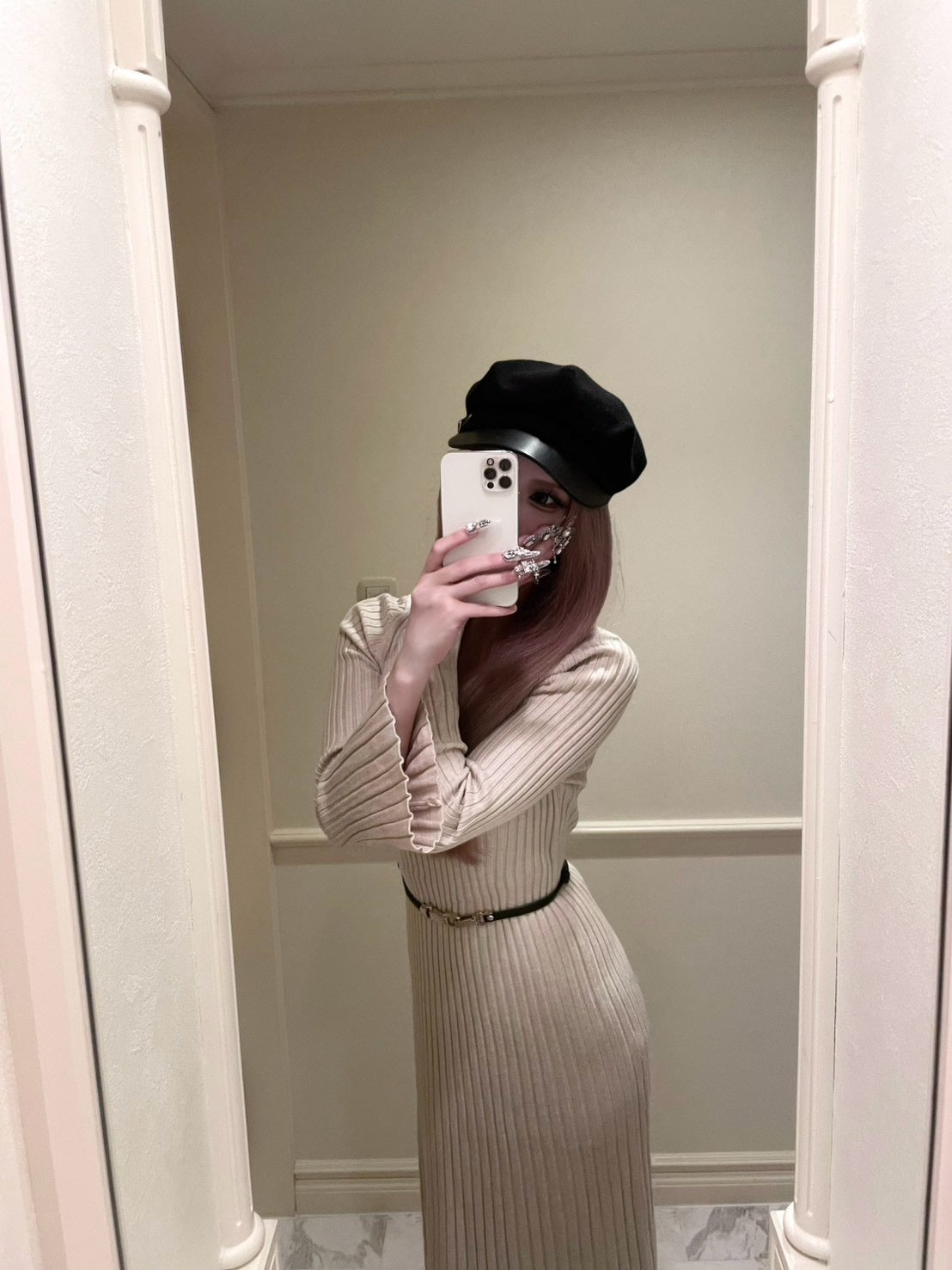ニットロングop3色