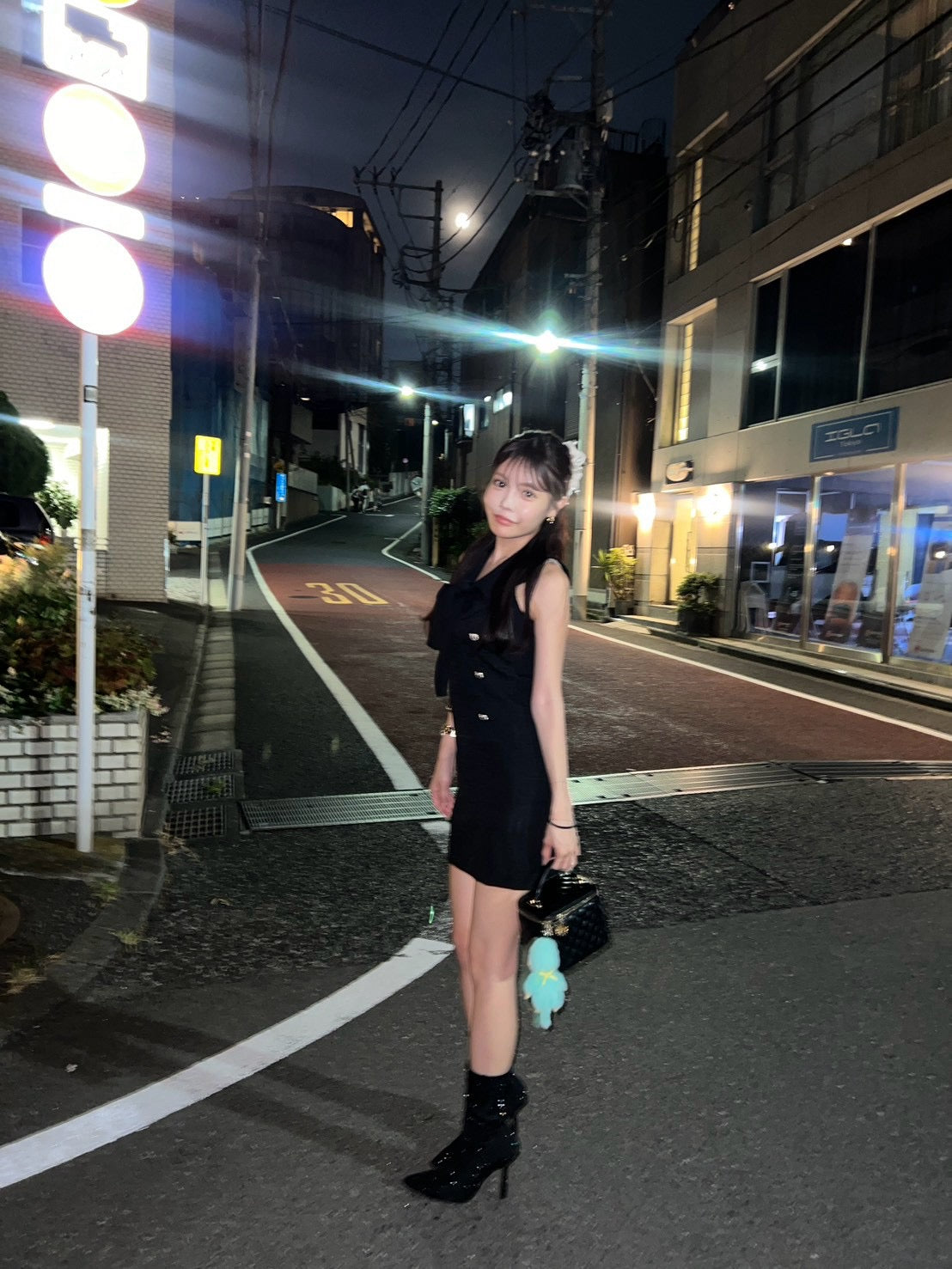 リボンニットワンピース3色