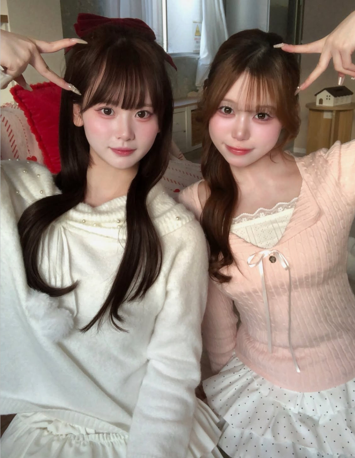 ぽんぽんあざとトップス