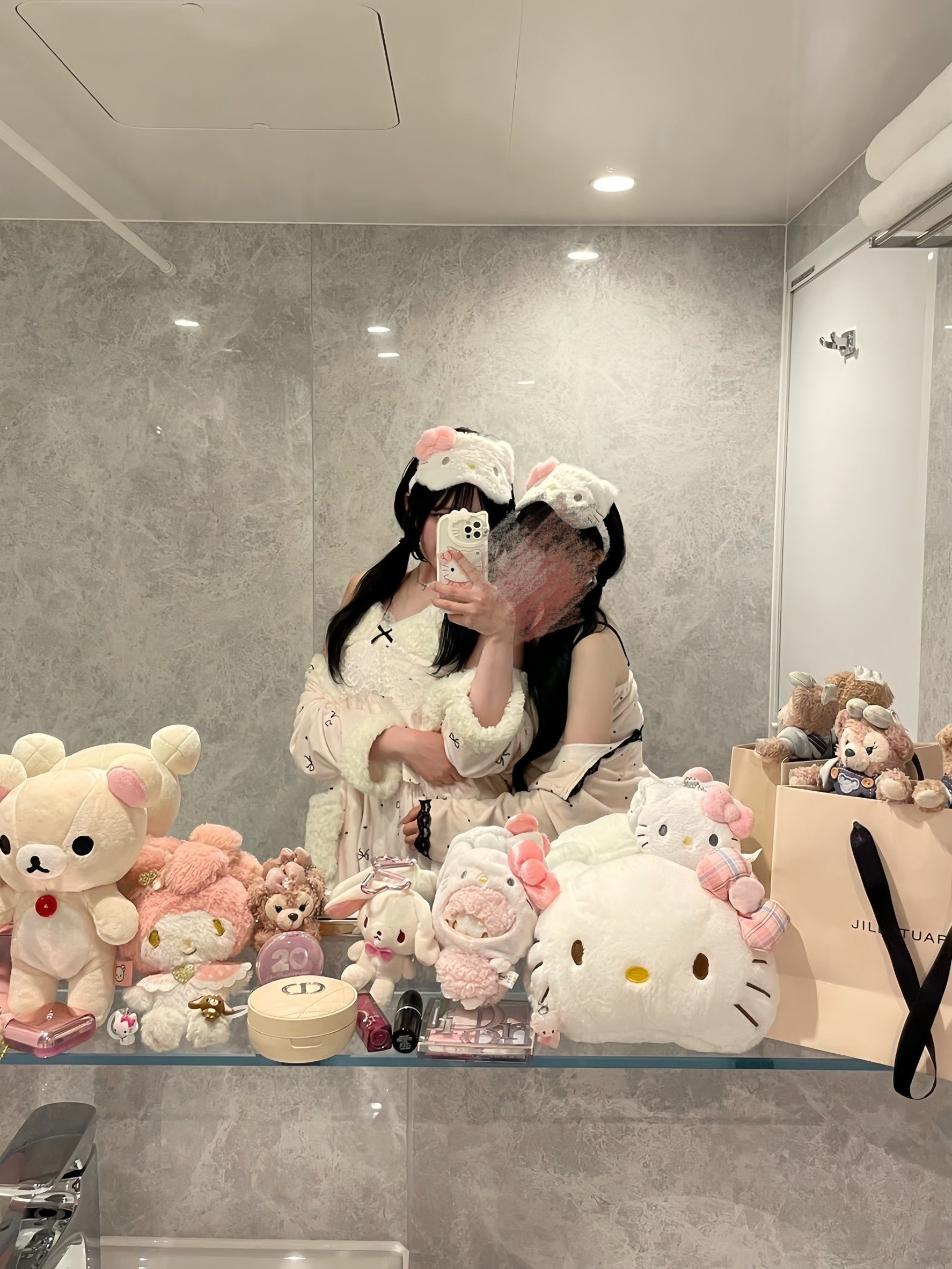 dotリボン3点セットルームウェア