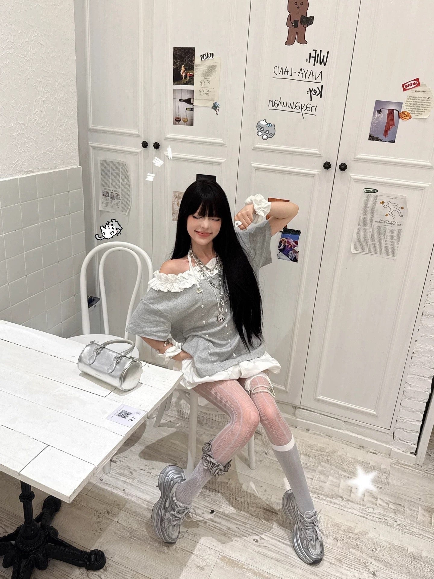 ゆるっとフリルトップス