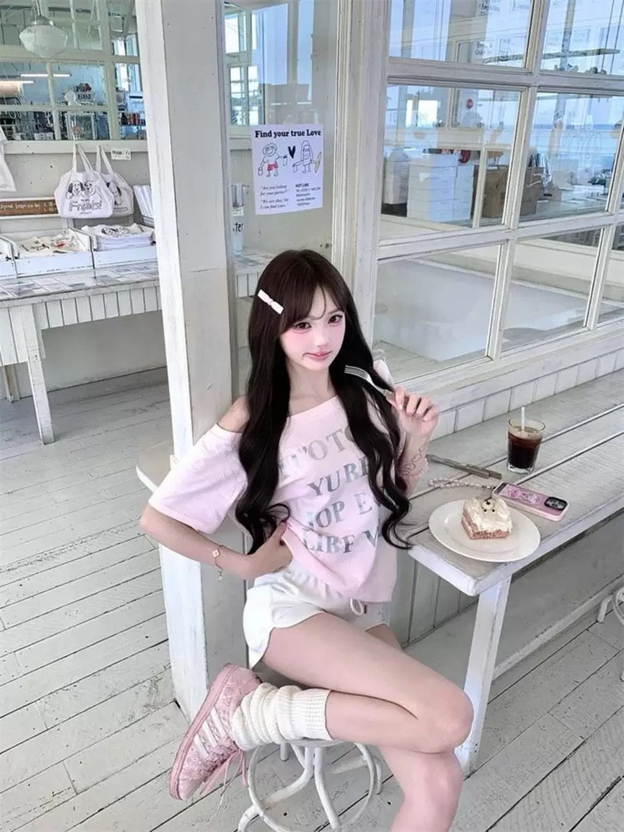 ゆるピンクトップス
