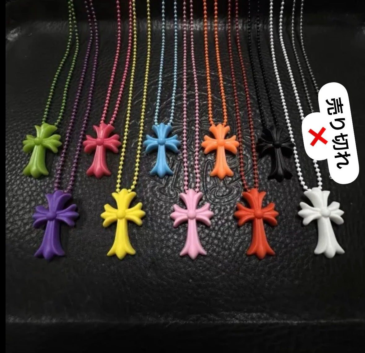 colorful Cross ネックレス7色