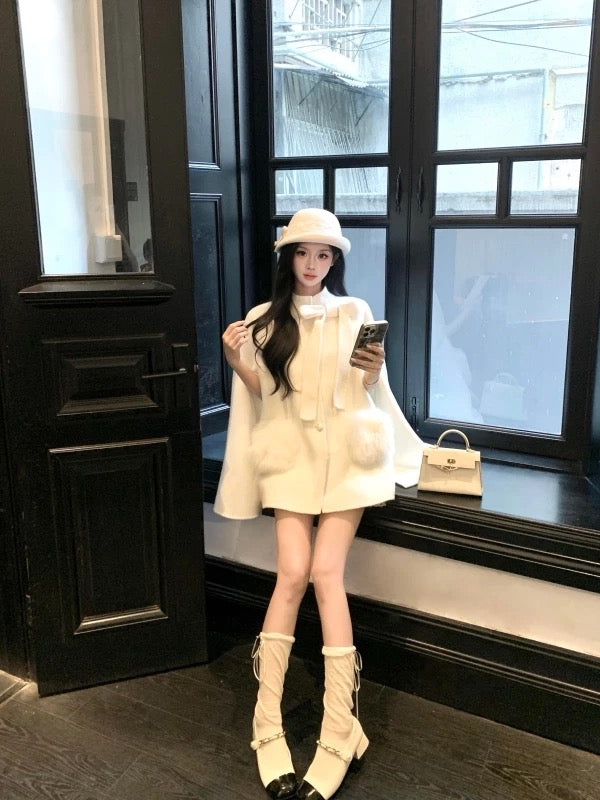 財閥ポケットファーコート
