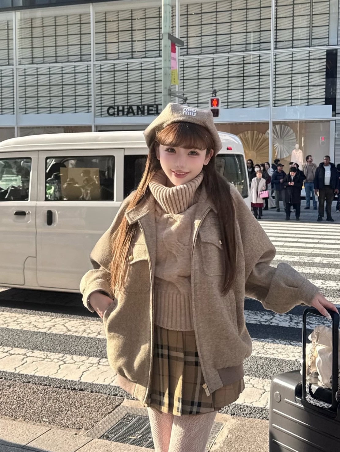 袖先farニット2色