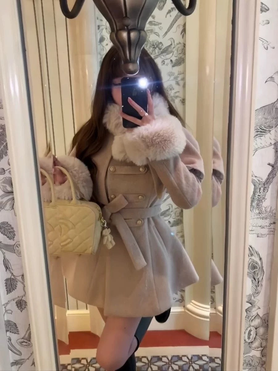 ミニワンピ風coat 2色