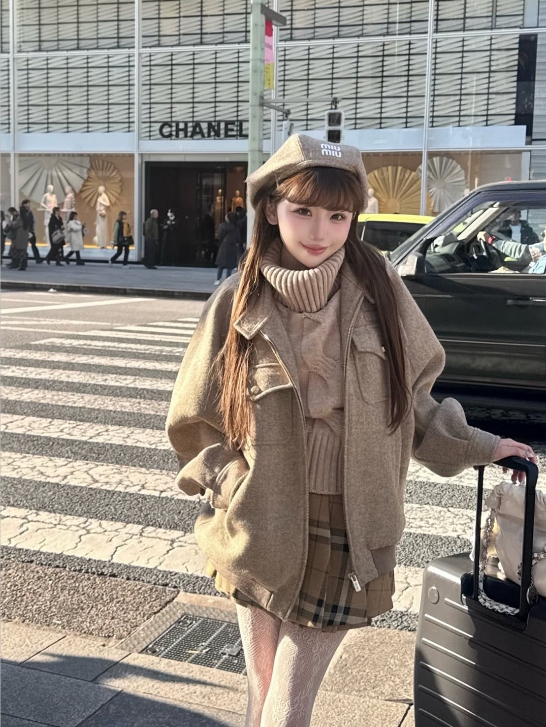 袖先farニット2色