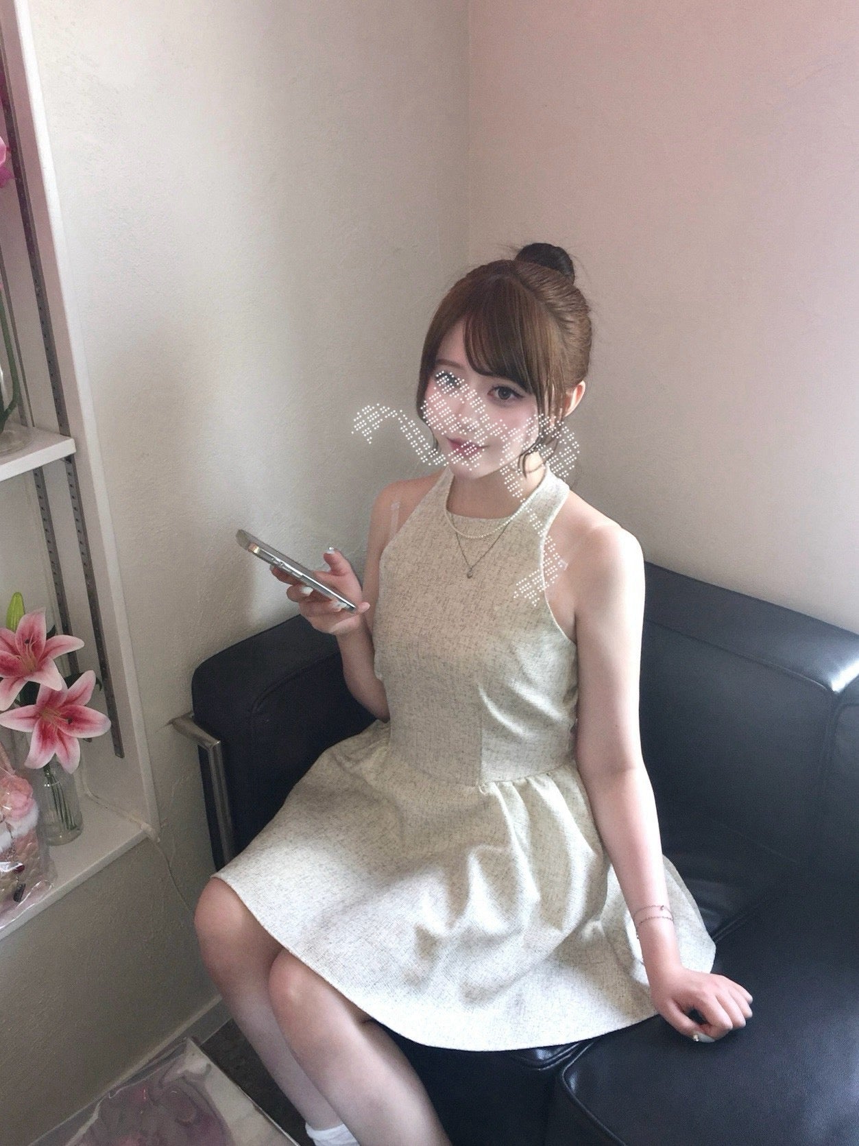 バックリボンワンピース