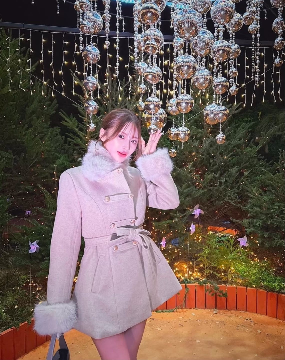 ミニワンピ風coat 2色