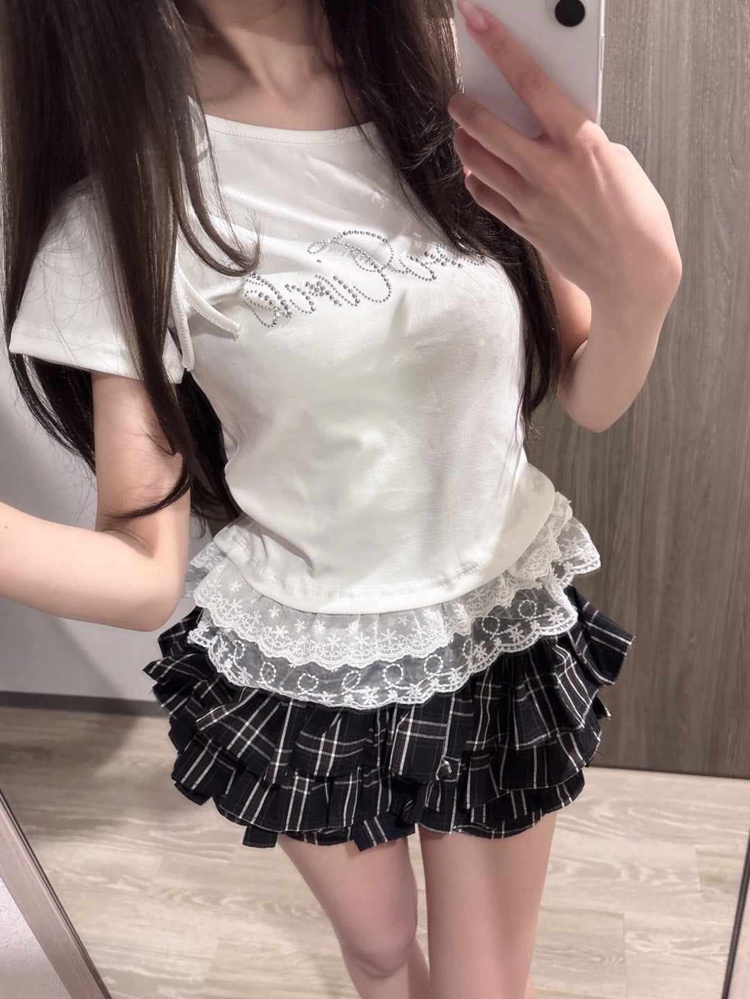 フリルTシャツ 3色