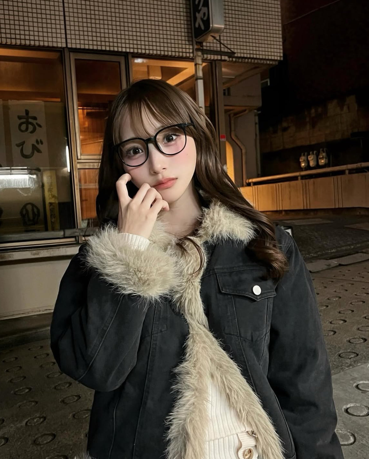 もふデニムコート