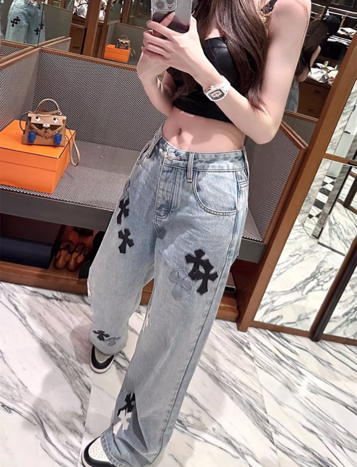 Cross pants