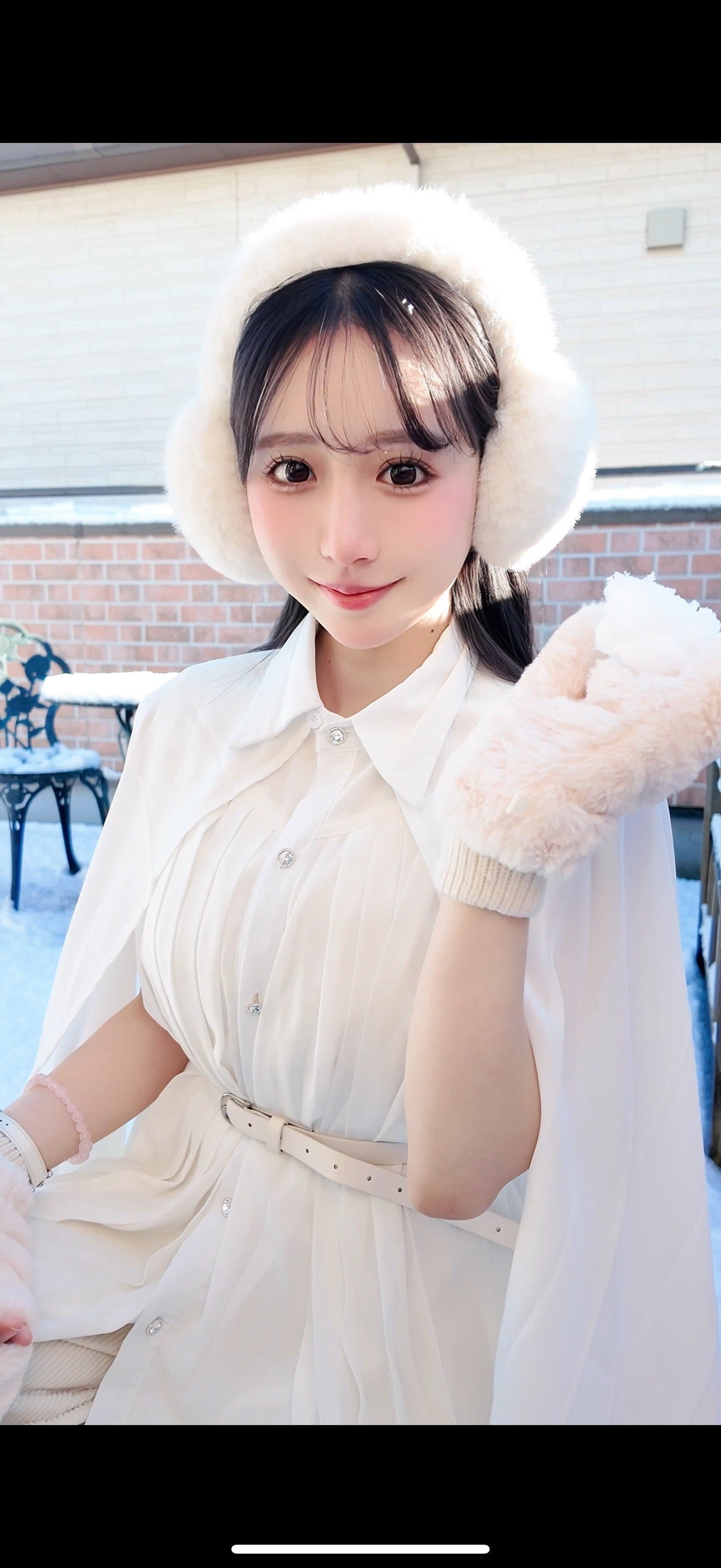 ケープ風シャツOPセットアップ