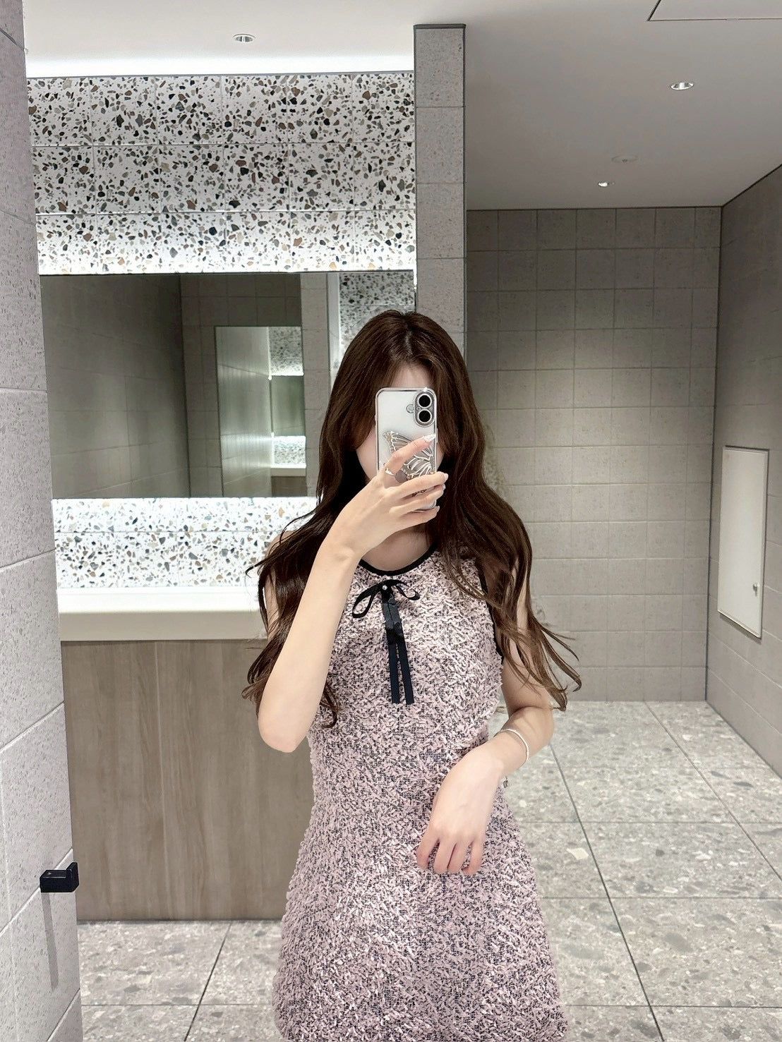 フロントリボンワンピース