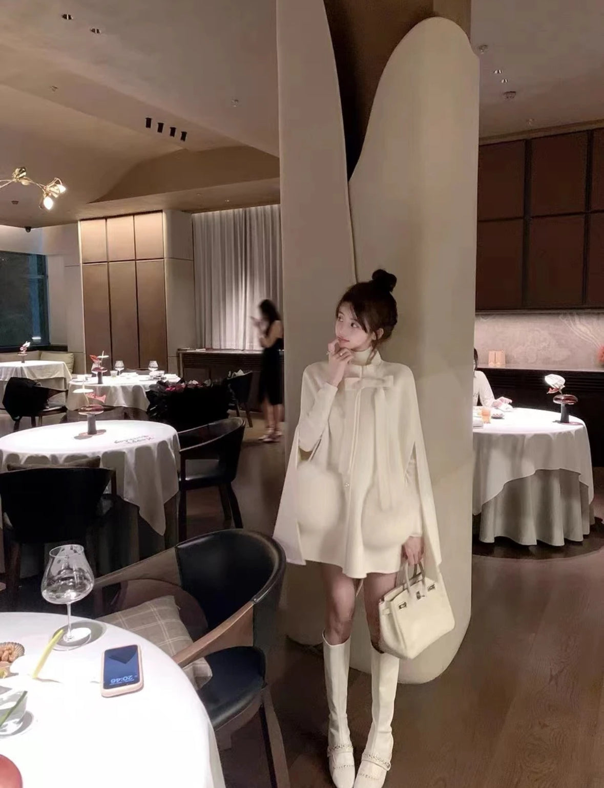 財閥ポケットファーコート