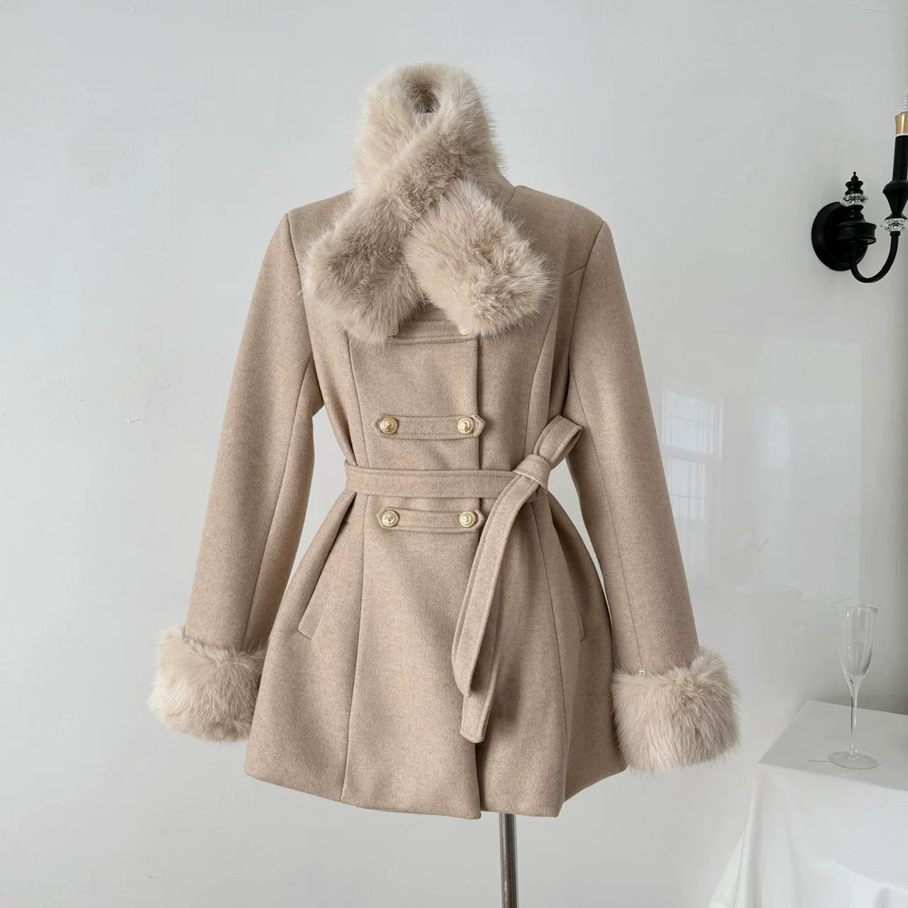 ミニワンピ風coat 2色