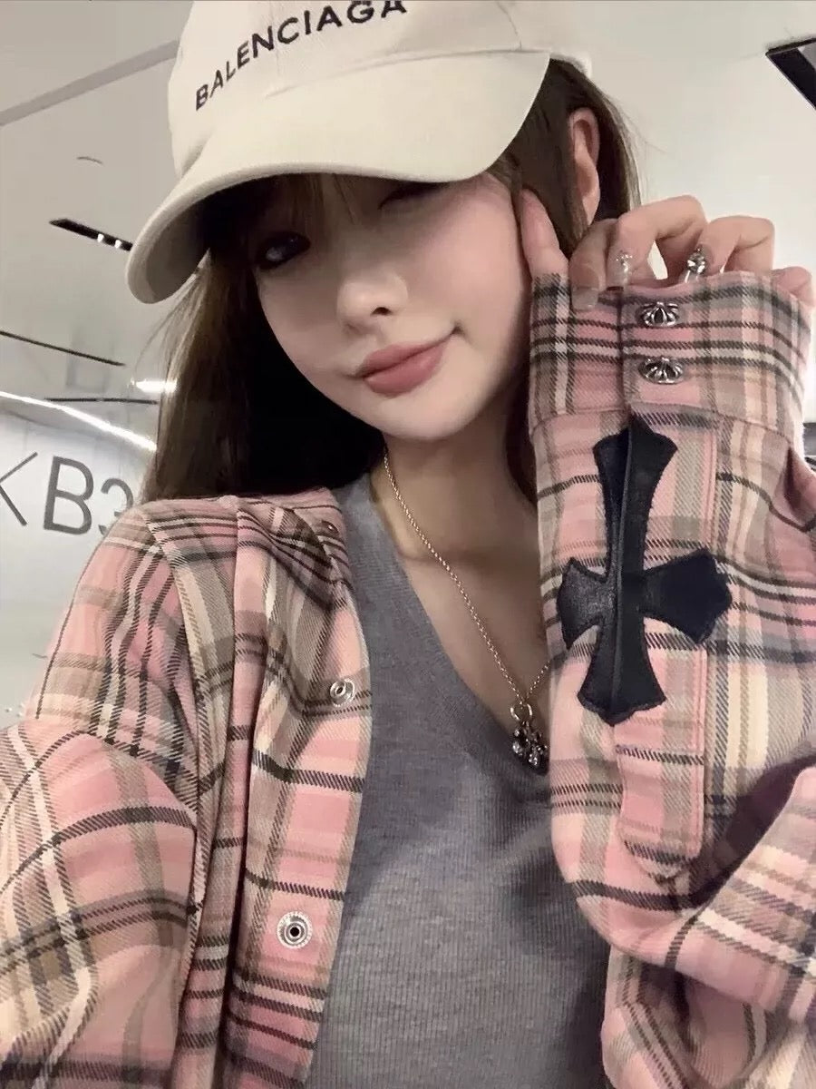Cross check shirt