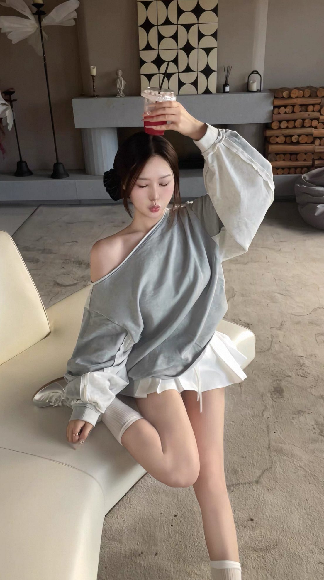ゆるワンショルセットアップ