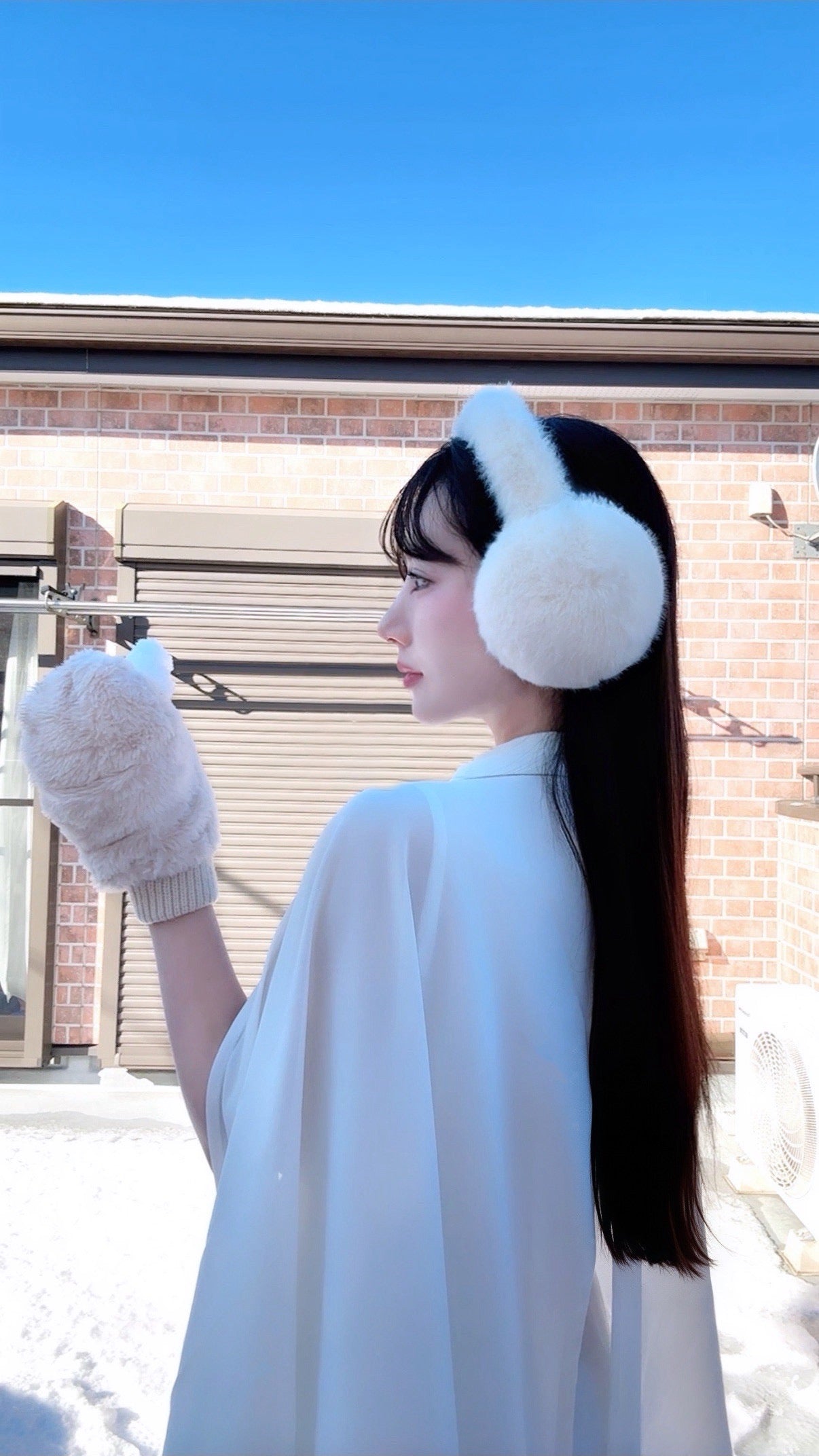ケープ風シャツOPセットアップ