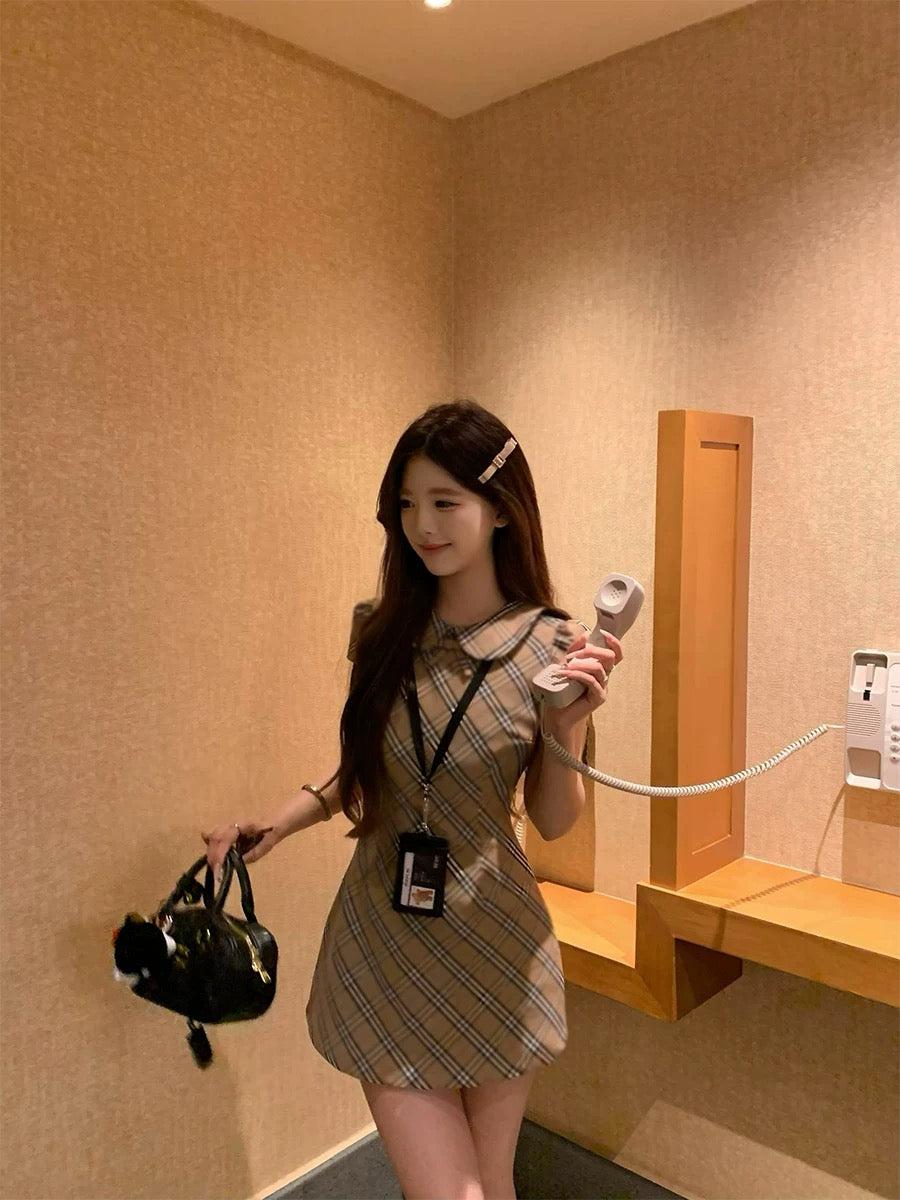 チェック柄OP