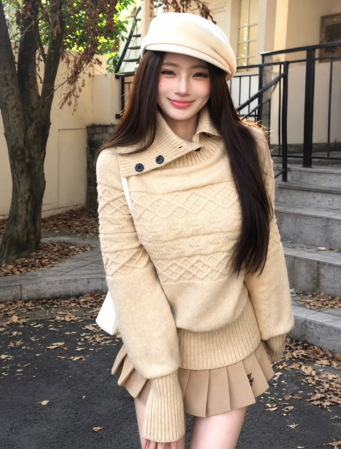 あざとニットトップス