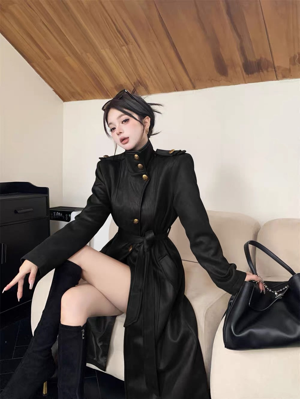 luxuryロングコート