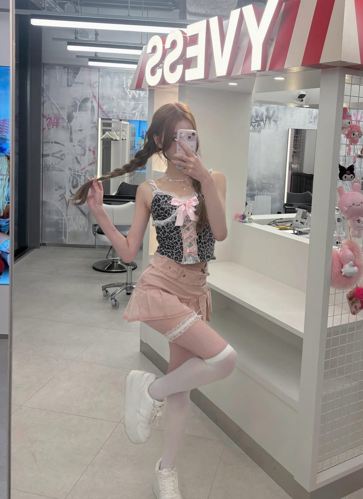 ♡pink reopard セットアップ