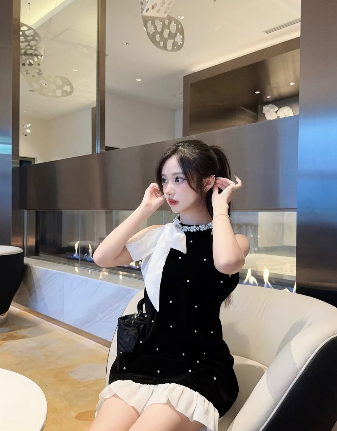 ribbon girly onepiece