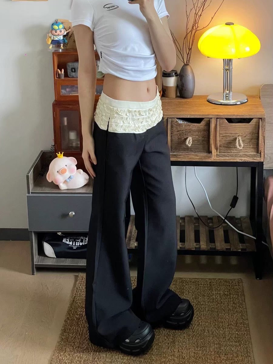 切り替え足長パンツ