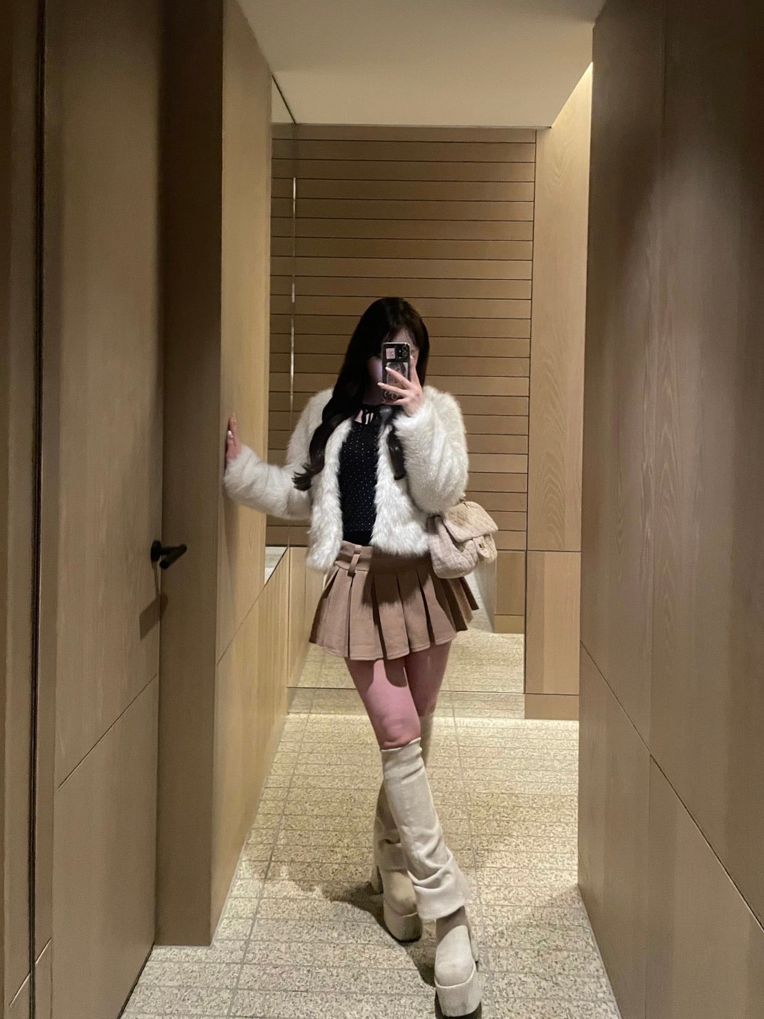 ファーコート 3色