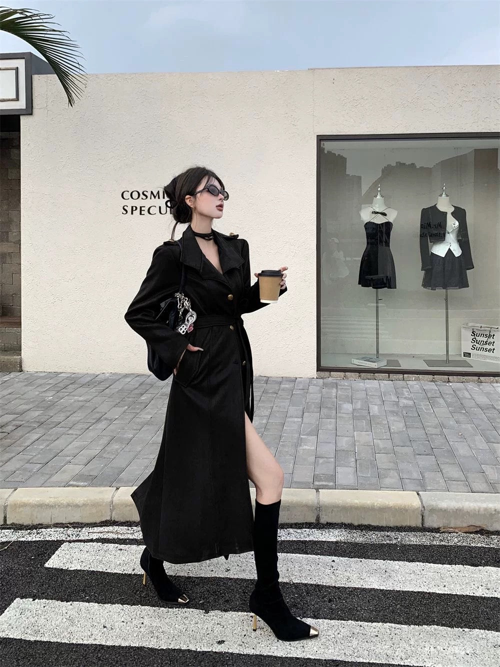 luxuryロングコート