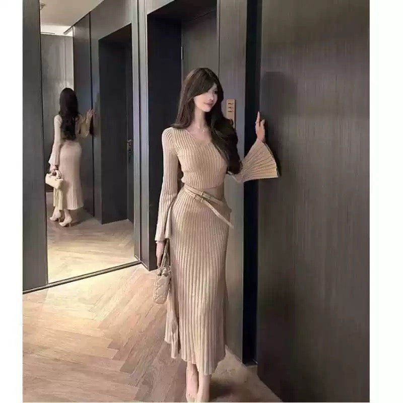 ニットロングop3色