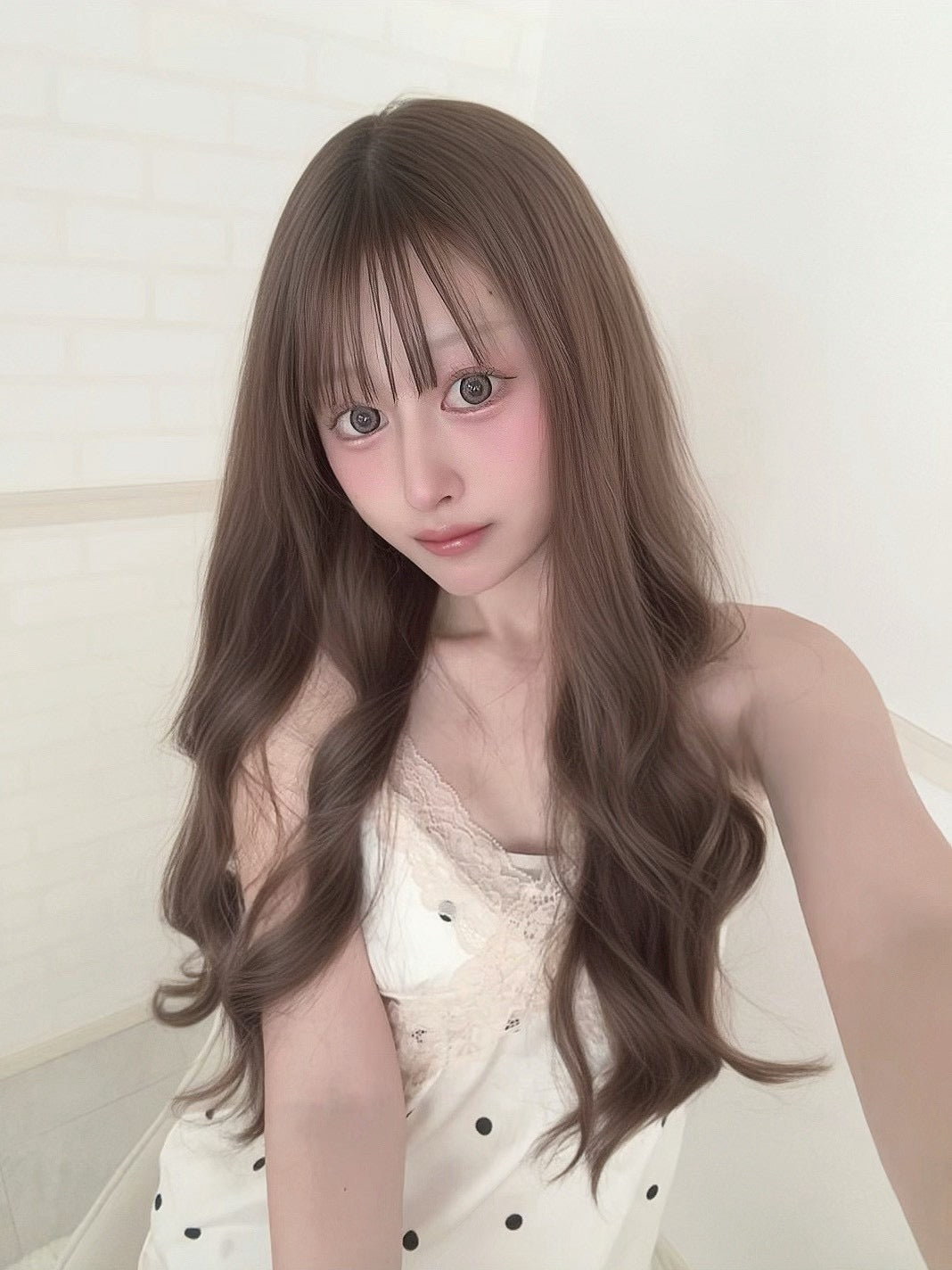 ドット柄ルームウェア