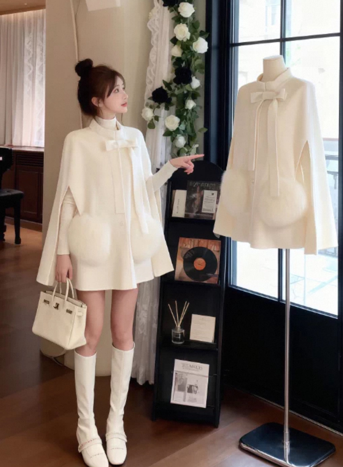 財閥ポケットファーコート