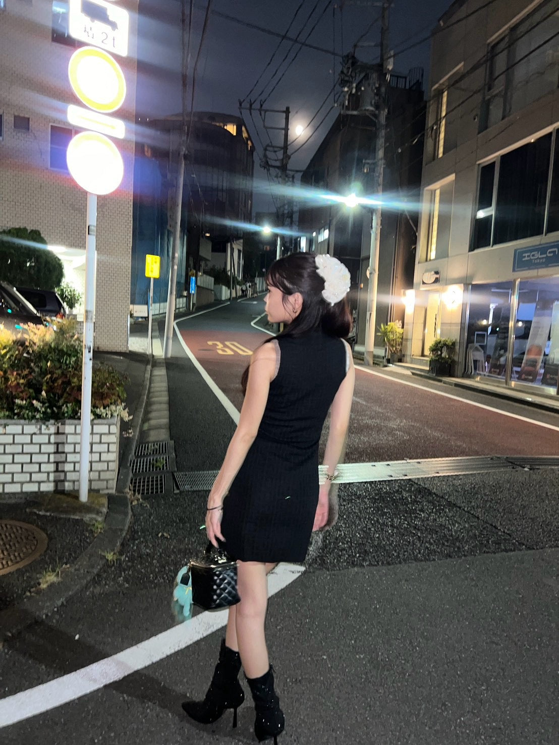 リボンニットワンピース3色